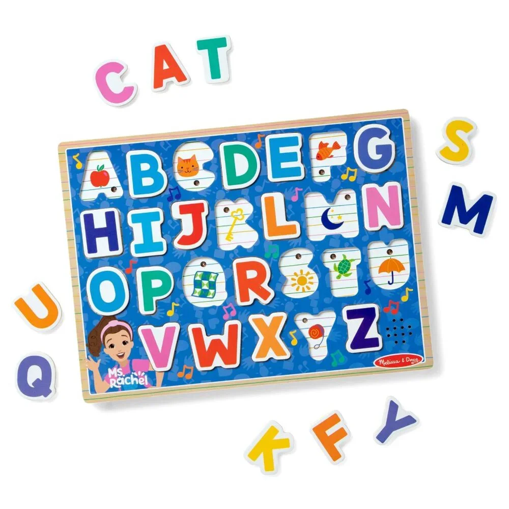 NWT Ms. Rachel™ Wooden Phonics Alphabet Sound Puzzle - 26 Pieces